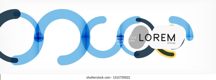 Rodajes de diseño de líneas fondo abstracto, ilustración vectorial
