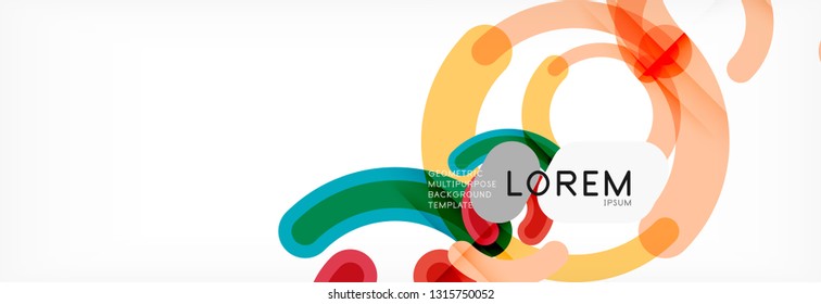 Rodajes de diseño de líneas fondo abstracto, ilustración vectorial