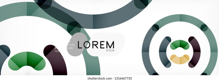 Rodajes de diseño de líneas fondo abstracto, ilustración vectorial