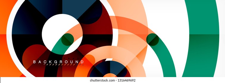 Rodajes de diseño de líneas fondo abstracto, ilustración vectorial