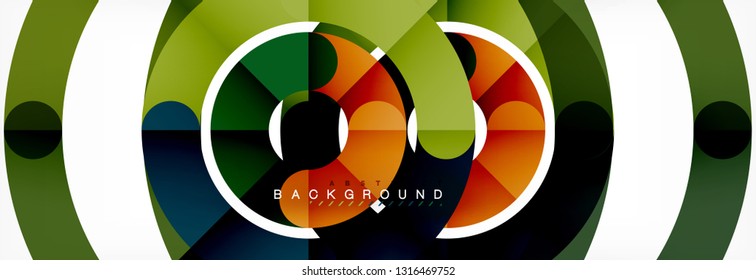 Rodajes de diseño de líneas fondo abstracto, ilustración vectorial
