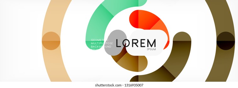 Rodajes de diseño de líneas fondo abstracto, ilustración vectorial
