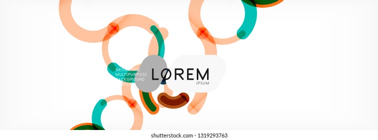 Rodajes de diseño de líneas fondo abstracto, ilustración vectorial