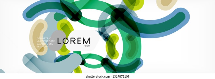 Rodajes de diseño de líneas fondo abstracto, ilustración vectorial