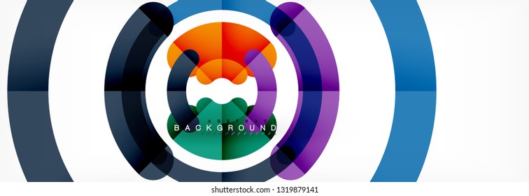 Rodajes de diseño de líneas fondo abstracto, ilustración vectorial