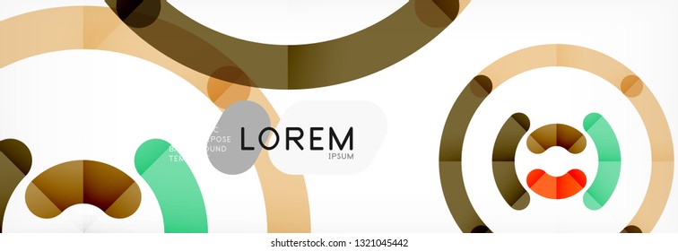 Rodajes de diseño de líneas fondo abstracto, ilustración vectorial