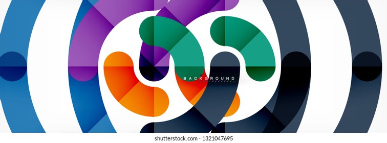 Rodajes de diseño de líneas fondo abstracto, ilustración vectorial