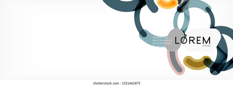 Rodajes de diseño de líneas fondo abstracto, ilustración vectorial