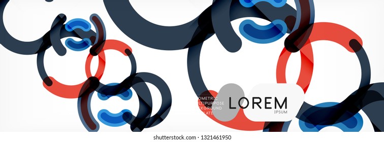 Rodajes de diseño de líneas fondo abstracto, ilustración vectorial