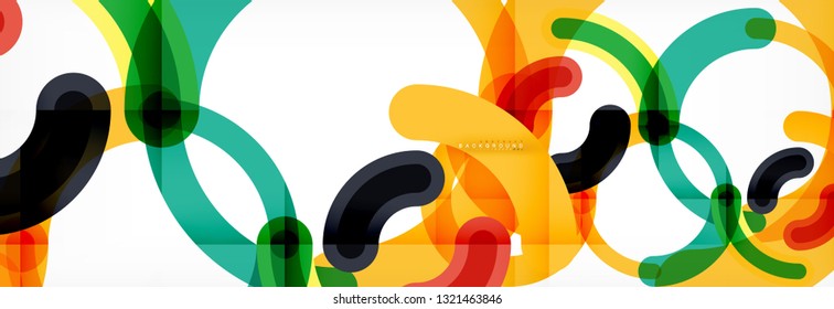 Rodajes de diseño de líneas fondo abstracto, ilustración vectorial