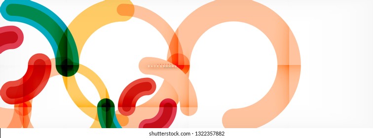 Rodajes de diseño de líneas fondo abstracto, ilustración vectorial