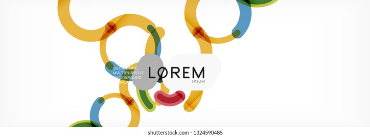 Rodajes de diseño de líneas fondo abstracto, ilustración vectorial