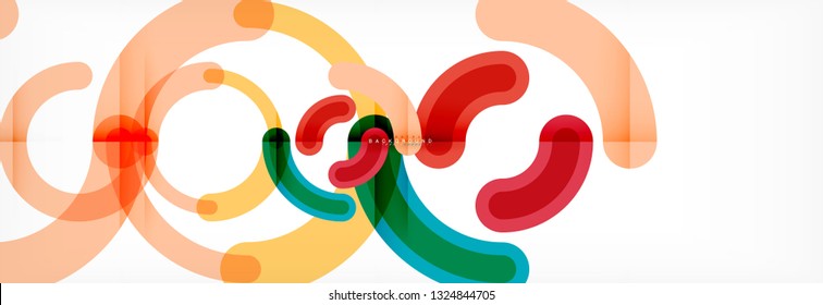 Rodajes de diseño de líneas fondo abstracto, ilustración vectorial