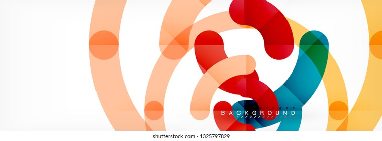 Rodajes de diseño de líneas fondo abstracto, ilustración vectorial
