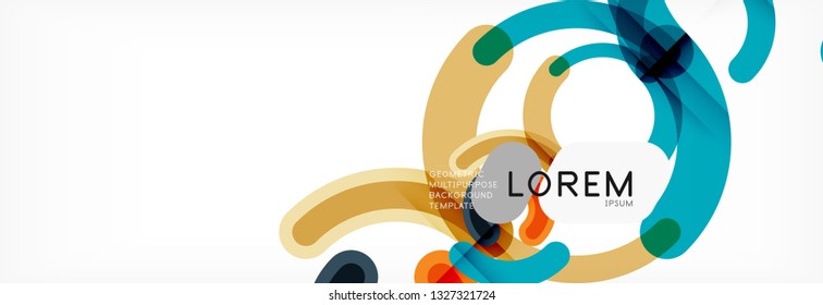 Rodajes de diseño de líneas fondo abstracto, ilustración vectorial