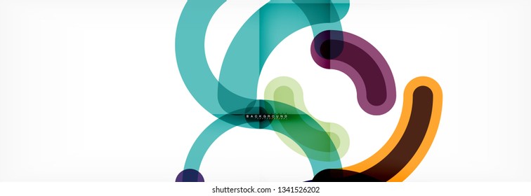 Rodajes de diseño de líneas fondo abstracto, ilustración vectorial
