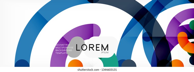 Rodajes de diseño de líneas fondo abstracto, ilustración vectorial
