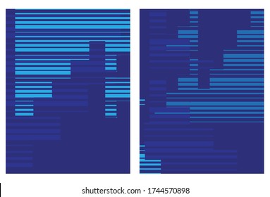 Line Design.  Minimal vector abstract cover notebook design. Planner and diary cover for print. Abstract design for copybook brochures and school books. Notebook paper