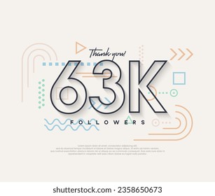Line design, thank you very much to 63k followers.