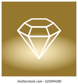 line diamond Icon