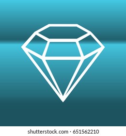 line diamond Icon
