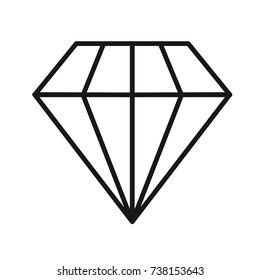 line diamond Icon