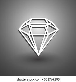 line diamond web Icon