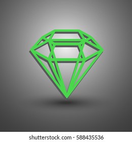 line diamond web Icon
