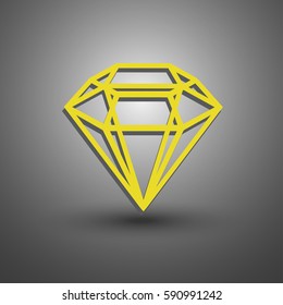 line diamond web Icon