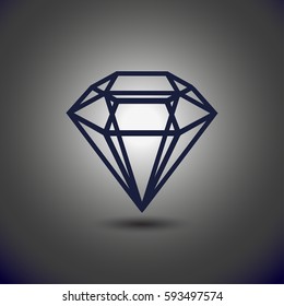 line diamond web Icon