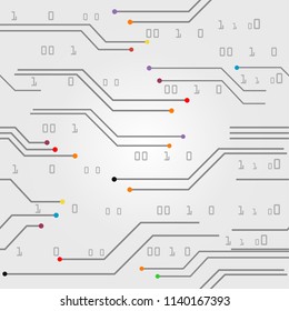 line digital colorfull pattern
