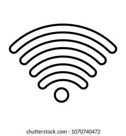 line digital wifi mobil connection signal