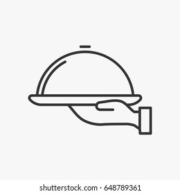 Line dish icon