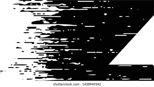 Line Dissipate Speed Letter Z is a modern and beautiful typeface. This letter is great for header text, logos, titles, poster, social media or anything which needs attractive text or design.  