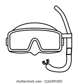 line diving mask style underwater equipment