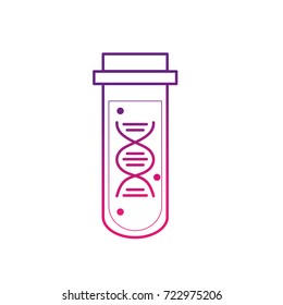 Line Dna Analysis Tube Science Diagnostic