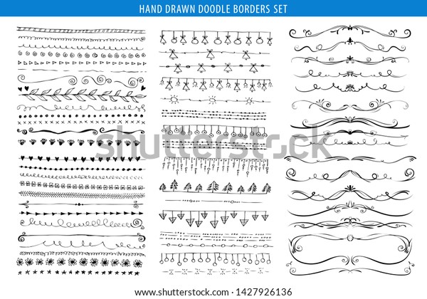 line doodle hand drawn straight outline border\
vector cartoon design part series pattern for calling or greeting\
cardboard line doodle makeup classic white ritual nails partnership\
isolated make black