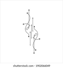 Line Dot Tattoo Design Vector Art Illustration