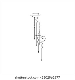 Line Dot Tattoo Design Vector Art Illustration