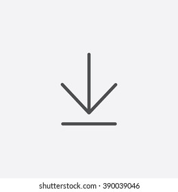 line Download Icon