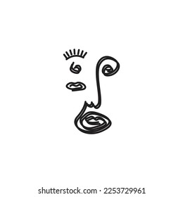 Line Draw Modern With Eyelash