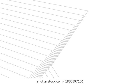 line drawing architecture digital background