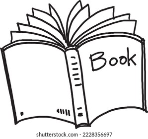 icono del libro de dibujo de línea,adquisición de conocimientos a través de la lectura