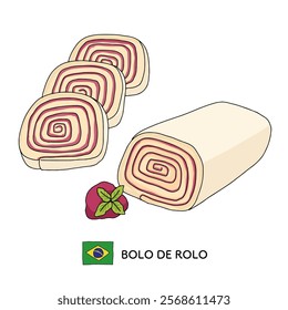 Line drawing of Brazil Borro de Loro