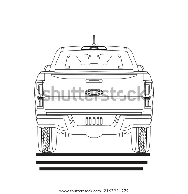 Line drawing\
of car white vehicle, vector computer art. Model of car, sketchy\
graphic transport car\
illustration