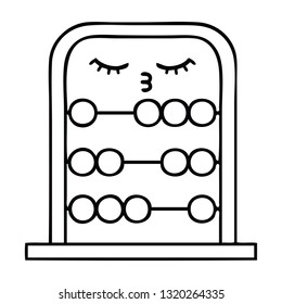 Zeichenkartoon eines Abacus