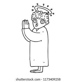 ángel de dibujos animados en línea