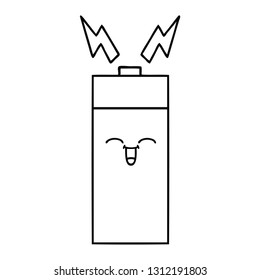 Zeichenkartoon einer Batterie