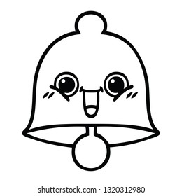 Zeichenkartoon einer Glocke