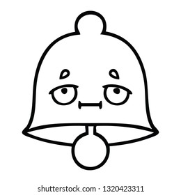 Zeichenkartoon einer Glocke